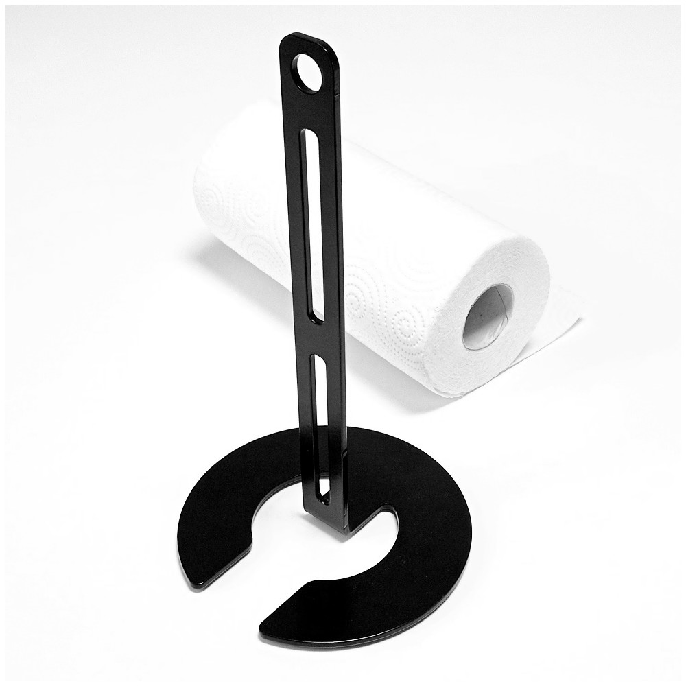 КРОНШТЕЙН-ПОДСТАВКА ДЕРЖАТЕЛЬ ДЛЯ БУМАЖНЫХ ПОЛОТЕНЕЦ ЛОФТ ЧЁРНЫЙ 1