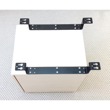 КРОНШТЕЙНЫ ДЛЯ ПОДВЕСНОЙ ТУМБЫ Т-400 ЧЁРНЫЕ 2