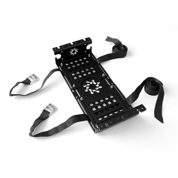 ДЕРЖАТЕЛЬ СИСТЕМНОГО БЛОКА "КАМЕНЬ" ПОДВЕСНОЙ НА РЕМНЯХ ЧЁРНЫЙ 2