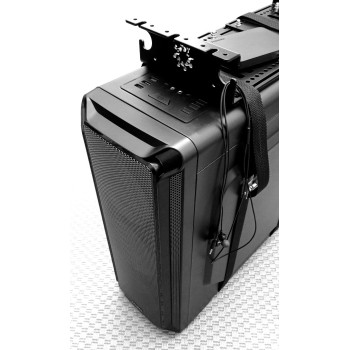 ДЕРЖАТЕЛЬ СИСТЕМНОГО БЛОКА "КАМЕНЬ" ПОДВЕСНОЙ НА РЕМНЯХ ЧЁРНЫЙ 8