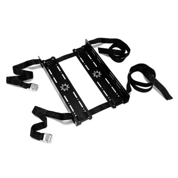 ДЕРЖАТЕЛЬ БР-1Ч ДЛЯ СИСТЕМНОГО БЛОКА / БЛОКА ПИТАНИЯ (ИБП) ПОДВЕСНОЙ НА РЕМНЯХ ЧЁРНЫЙ 1