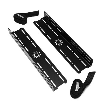 ДЕРЖАТЕЛЬ БР-1Ч ДЛЯ СИСТЕМНОГО БЛОКА / БЛОКА ПИТАНИЯ (ИБП) ПОДВЕСНОЙ НА РЕМНЯХ ЧЁРНЫЙ 2