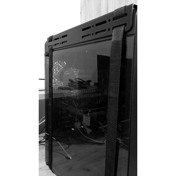 ДЕРЖАТЕЛЬ БР-1Ч ДЛЯ СИСТЕМНОГО БЛОКА / БЛОКА ПИТАНИЯ (ИБП) ПОДВЕСНОЙ НА РЕМНЯХ ЧЁРНЫЙ 6