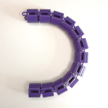 КАНАЛ ДЛЯ ПРОВОДОВ ПИСЬМЕННОГО СТОЛА ГИБКИЙ ВЕРТИКАЛЬНЫЙ А-740 (МОД.2) ВЕЛЬВЕТ БЕЗ МЕТАЛ. ОСНОВАНИЯ 4