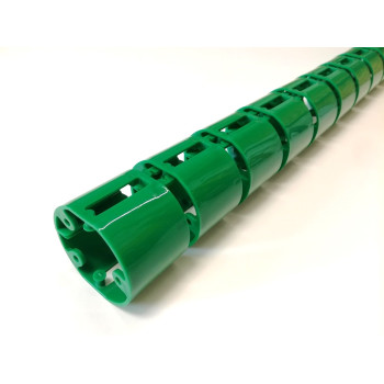 КАНАЛ ДЛЯ ПРОВОДОВ ПИСЬМЕННОГО СТОЛА ГИБКИЙ ВЕРТИКАЛЬНЫЙ A-740 (МОД.2) ЗЕЛЁНЫЙ ЛЕС БЕЗ МЕТАЛ. ОСНОВАНИЯ 2