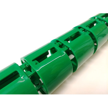 КАНАЛ ДЛЯ ПРОВОДОВ ПИСЬМЕННОГО СТОЛА ГИБКИЙ ВЕРТИКАЛЬНЫЙ A-740 (МОД.2) ЗЕЛЁНЫЙ ЛЕС БЕЗ МЕТАЛ. ОСНОВАНИЯ 3