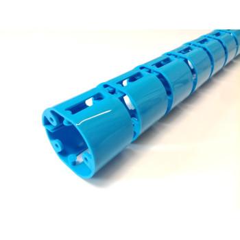 КАНАЛ ДЛЯ ПРОВОДОВ ПИСЬМЕННОГО СТОЛА ГИБКИЙ ВЕРТИКАЛЬНЫЙ А-740 (МОД.2) ГОЛУБОЕ НЕБО БЕЗ МЕТАЛ. ОСНОВАНИЯ 2