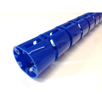 КАНАЛ ДЛЯ ПРОВОДОВ ПИСЬМЕННОГО СТОЛА ГИБКИЙ ВЕРТИКАЛЬНЫЙ А-740 (МОД.2) ИНДИГО БЕЗ МЕТАЛ. ОСНОВАНИЯ 2