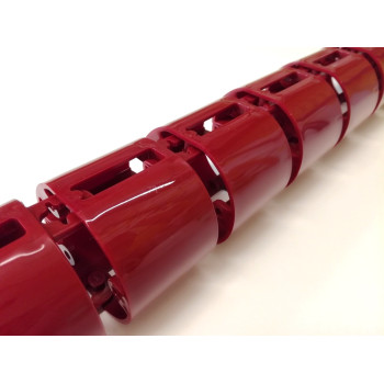 КАНАЛ ДЛЯ ПРОВОДОВ ПИСЬМЕННОГО СТОЛА ГИБКИЙ ВЕРТИКАЛЬНЫЙ А-740 (МОД.2) ВИШНЁВЫЙ БЕЗ МЕТАЛ. ОСНОВАНИЯ 3