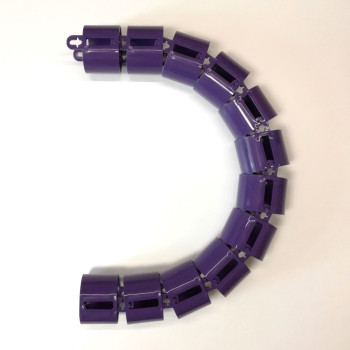 КАНАЛ ДЛЯ ПРОВОДОВ ПИСЬМЕННОГО СТОЛА ГИБКИЙ ВЕРТИКАЛЬНЫЙ А-740 (МОД.2) АМЕТИСТ БЕЗ МЕТАЛ. ОСНОВАНИЯ 4