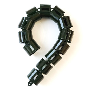 КАНАЛ ДЛЯ ПРОВОДОВ ПИСЬМЕННОГО СТОЛА ГИБКИЙ ВЕРТИКАЛЬНЫЙ А-740 (МОД.2) ЗЕЛЁНЫЙ МОХ БЕЗ МЕТАЛ. ОСНОВАНИЯ 3