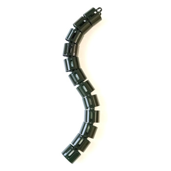 КАНАЛ ДЛЯ ПРОВОДОВ ПИСЬМЕННОГО СТОЛА ГИБКИЙ ВЕРТИКАЛЬНЫЙ А-740 (МОД.2) ЗЕЛЁНЫЙ МОХ БЕЗ МЕТАЛ. ОСНОВАНИЯ 6