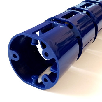 КАНАЛ ДЛЯ ПРОВОДОВ ПИСЬМЕННОГО СТОЛА ГИБКИЙ ВЕРТИКАЛЬНЫЙ А-740 (МОД.2) НОЧНОЙ СИНИЙ БЕЗ МЕТАЛ. ОСНОВАНИЯ 2