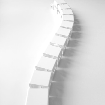 УДАВ 1570 БЕЛЫЙ ГИБКИЙ КАБЕЛЬ-КАНАЛ ОТ ПОТОЛКА К ПОЛУ ИЛИ СТОЛУ 5