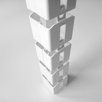 УДАВ 1570 БЕЛЫЙ ГИБКИЙ КАБЕЛЬ-КАНАЛ ОТ ПОТОЛКА К ПОЛУ ИЛИ СТОЛУ 6