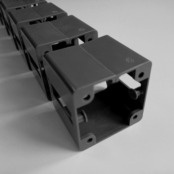 УДАВ-24 (1570 ММ) ГРАФИТ ГИБКИЙ КАБЕЛЬ-КАНАЛ КВАДРАТНОГО СЕЧЕНИЯ ОТ ПОТОЛКА К ПОЛУ ИЛИ СТОЛУ 4