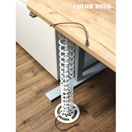 КАНАЛ ДЛЯ ПРОВОДОВ ЛЭП-1 БЕЛЫЙ КРУГЛОЕ СЕЧЕНИЕ 1