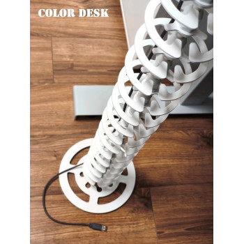 КАНАЛ ДЛЯ ПРОВОДОВ ЛЭП-1 БЕЛЫЙ КРУГЛОЕ СЕЧЕНИЕ 9