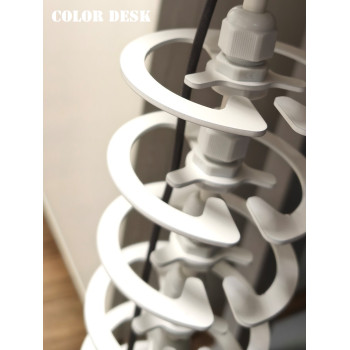 КАНАЛ ДЛЯ ПРОВОДОВ ЛЭП-1 БЕЛЫЙ КРУГЛОЕ СЕЧЕНИЕ 6