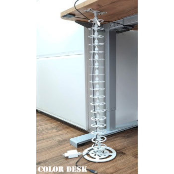 КАНАЛ ДЛЯ ПРОВОДОВ ЛЭП-1 БЕЛЫЙ КРУГЛОЕ СЕЧЕНИЕ 2