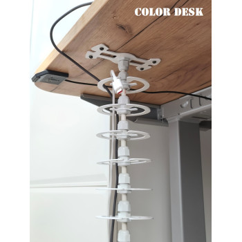 КАНАЛ ДЛЯ ПРОВОДОВ ЛЭП-1 БЕЛЫЙ КРУГЛОЕ СЕЧЕНИЕ 3