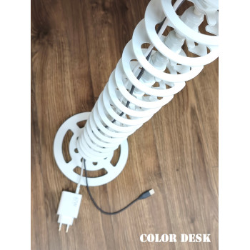 КАНАЛ ДЛЯ ПРОВОДОВ ЛЭП-1 БЕЛЫЙ КРУГЛОЕ СЕЧЕНИЕ 8