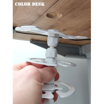 КАНАЛ ДЛЯ ПРОВОДОВ ЛЭП-1 БЕЛЫЙ КРУГЛОЕ СЕЧЕНИЕ 11