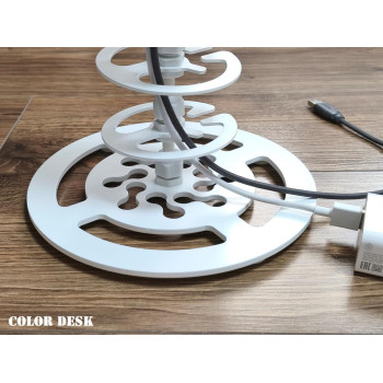 КАНАЛ ДЛЯ ПРОВОДОВ ЛЭП-1 БЕЛЫЙ КРУГЛОЕ СЕЧЕНИЕ 5