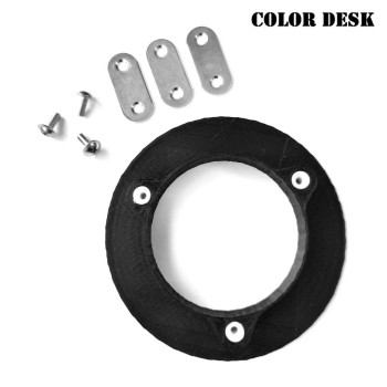 ДЕКОРАТИВНЫЙ ПОТОЛОЧНЫЙ ЭЛЕМЕНТ СЕРИИ ПИТОН ДЛЯ ПОТОЛКА ТИПА АРМСТРОНГ ЧЁРНЫЙ 9