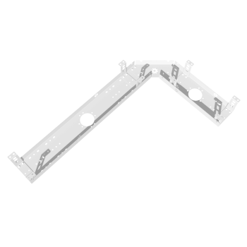 УГЛОВОЙ ЭЛЕМЕНТ КМП-90 БЕЛЫЙ ДЛЯ МОДУЛЬНОЙ СИСТЕМЫ КМП 3