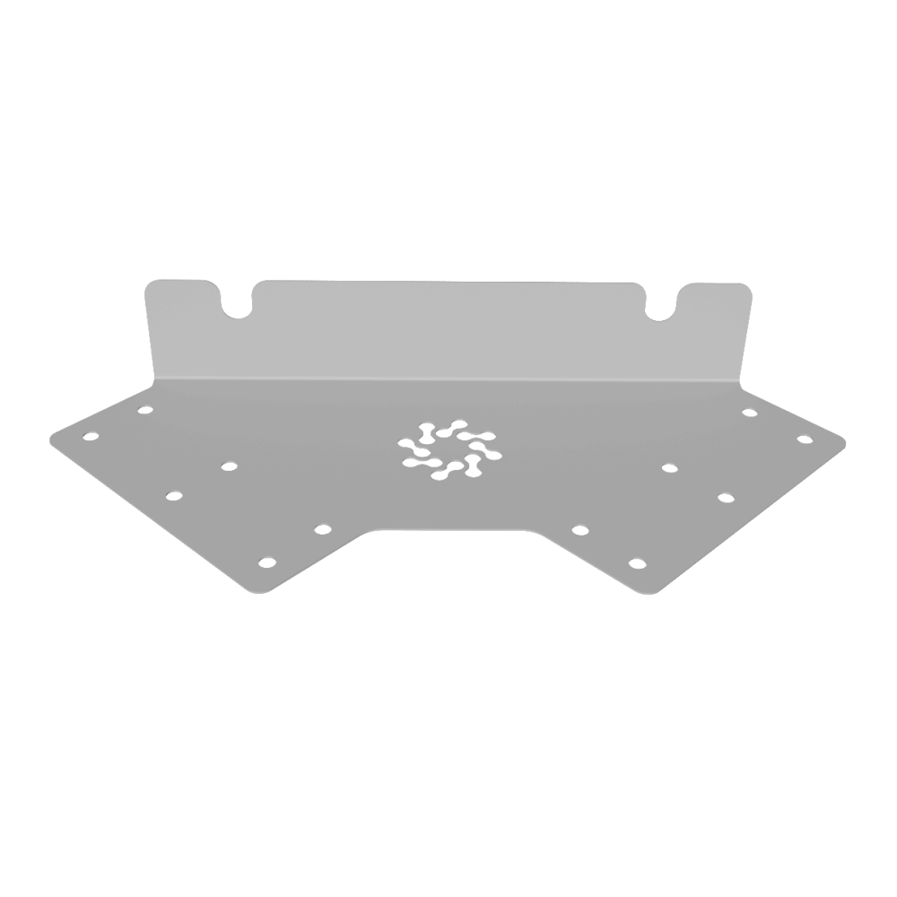 УГЛОВОЙ ЭЛЕМЕНТ КМП-90 СЕРЫЙ ДЛЯ МОДУЛЬНОЙ СИСТЕМЫ КМП 1