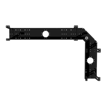 УГЛОВОЙ ЭЛЕМЕНТ КМП-90 ЧЁРНЫЙ ДЛЯ МОДУЛЬНОЙ СИСТЕМЫ КМП 4