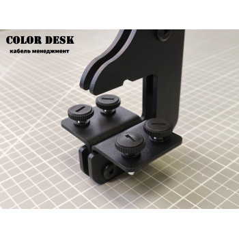 КРОНШТЕЙН МИНИ К-1 ДЛЯ НАСТОЛЬНОЙ ПОЛКИ МЕТАЛЛИЧЕСКИЙ ЧЁРНЫЙ 11