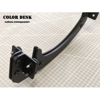 КРОНШТЕЙН МИНИ К-1 ДЛЯ НАСТОЛЬНОЙ ПОЛКИ МЕТАЛЛИЧЕСКИЙ ЧЁРНЫЙ 14