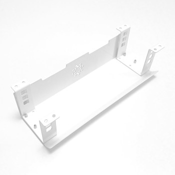 КАБЕЛЬ-КАНАЛ КМ-400Б (БЕЛЫЙ) НА КРОНШТЕЙНАХ ДЛЯ ПИСЬМЕННОГО СТОЛА 1