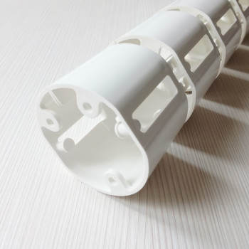 КАБЕЛЬ КАНАЛ ДЛЯ ПРОВОДОВ ПИСЬМЕННОГО СТОЛА ГИБКИЙ ВЕРТИКАЛЬНЫЙ А-740W (mod.2 matte surface) БЕЛЫЙ 7