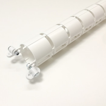 КАНАЛ ДЛЯ ПРОВОДОВ M-740-Б БЕЛЫЙ МАТОВЫЙ С МАЛЫМ ОСНОВАНИЕМ 7