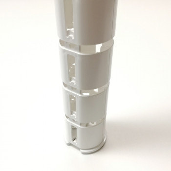 КАНАЛ ДЛЯ ПРОВОДОВ M-740-Б БЕЛЫЙ МАТОВЫЙ С МАЛЫМ ОСНОВАНИЕМ 8