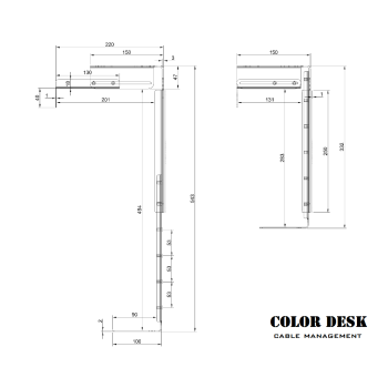 ДЕРЖАТЕЛЬ СИСТЕМНОГО БЛОКА BRASYS-81 BLACK 15