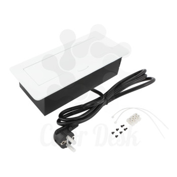 РОЗЕТОЧНЫЙ БЛОК CD-MD-2Q1U1C(W) БЕЛЫЙ ВСТРАИВАЕМЫЙ ВЫДВИЖНОЙ, 2 РОЗЕТКИ, 1 USB, 1 TAPE-C РОЗЕТОЧНЫЙ БЛОК CD-MD-2Q1U1C(W) БЕЛЫЙ ВСТРАИВАЕМЫЙ ВЫДВИЖНОЙ, 2 РОЗЕТКИ, 1 USB, 1 TAPE-C