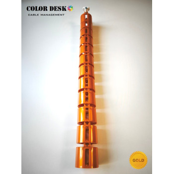КАНАЛ ДЛЯ ПРОВОДОВ ГИБКИЙ COLOR DESK A-740 (mod.2) GOLD METALLIC КАНАЛ ДЛЯ ПРОВОДОВ ГИБКИЙ COLOR DESK A-740 (mod.2) GOLD METALLIC