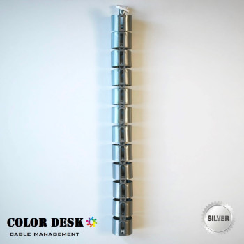 КАНАЛ ДЛЯ ПРОВОДОВ ГИБКИЙ COLOR DESK A-740 (mod.2) SILVER METALLIC КАНАЛ ДЛЯ ПРОВОДОВ ГИБКИЙ COLOR DESK A-740 (mod.2) SILVER METALLIC