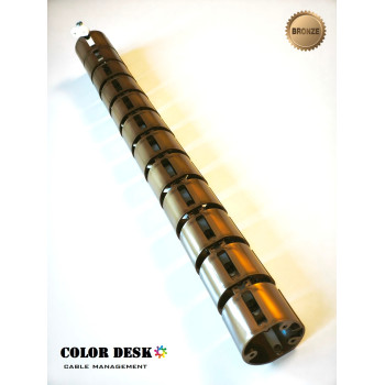 КАНАЛ ДЛЯ ПРОВОДОВ СТОЛА ГИБКИЙ COLOR DESK A-740 (mod.2) BRONZE METALLIC КАНАЛ ДЛЯ ПРОВОДОВ СТОЛА ГИБКИЙ COLOR DESK A-740 (mod.2) BRONZE METALLIC