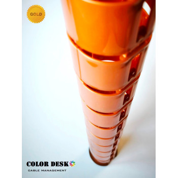 КАНАЛ ДЛЯ ПРОВОДОВ СТОЛА ГИБКИЙ COLOR DESK A-740 GOLD METALLIC