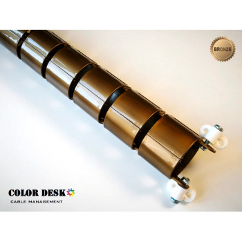 КАНАЛ ДЛЯ ПРОВОДОВ СТОЛА ГИБКИЙ COLOR DESK A-740 BRONZE METALLIC