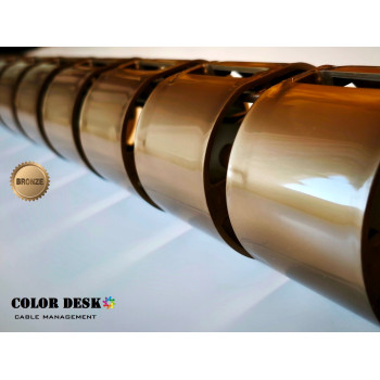 КАНАЛ ДЛЯ ПРОВОДОВ СТОЛА ГИБКИЙ COLOR DESK A-740 BRONZE METALLIC
