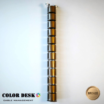 КАНАЛ ДЛЯ ПРОВОДОВ СТОЛА ГИБКИЙ COLOR DESK A-740 BRONZE METALLIC