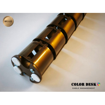 КАНАЛ ДЛЯ ПРОВОДОВ СТОЛА ГИБКИЙ COLOR DESK A-740 BRONZE METALLIC