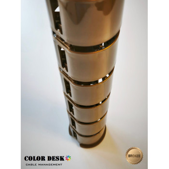 КАНАЛ ДЛЯ ПРОВОДОВ СТОЛА ГИБКИЙ COLOR DESK A-740 BRONZE METALLIC