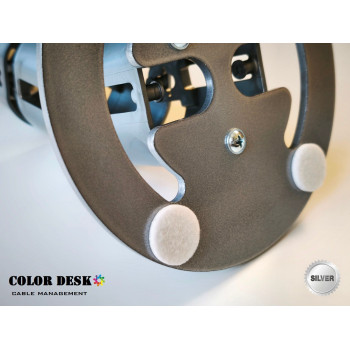 КАНАЛ ДЛЯ ПРОВОДОВ СТОЛА ГИБКИЙ COLOR DESK A-740 (140) SILVER METALLIC КАНАЛ ДЛЯ ПРОВОДОВ СТОЛА ГИБКИЙ COLOR DESK A-740 (140) SILVER METALLIC